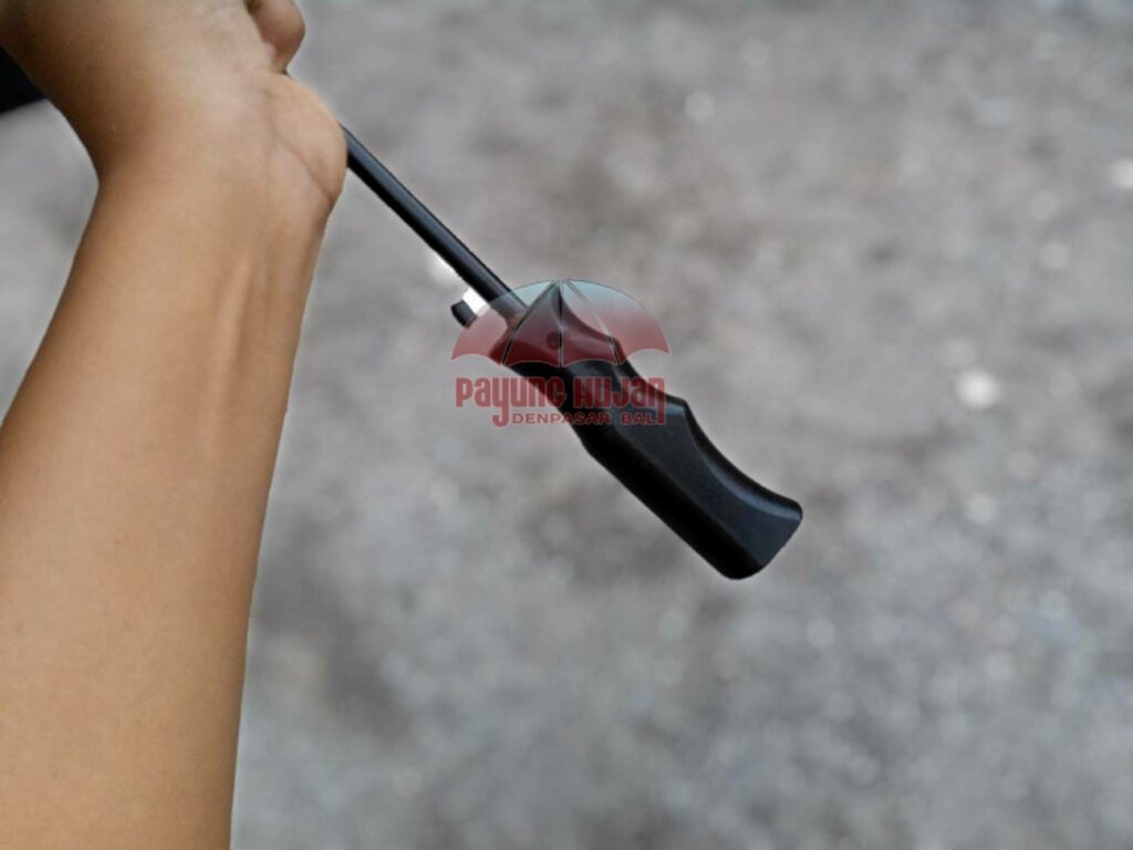 Payung POD Chocolate 1 warna 9 Payung handel pedal hitam POD