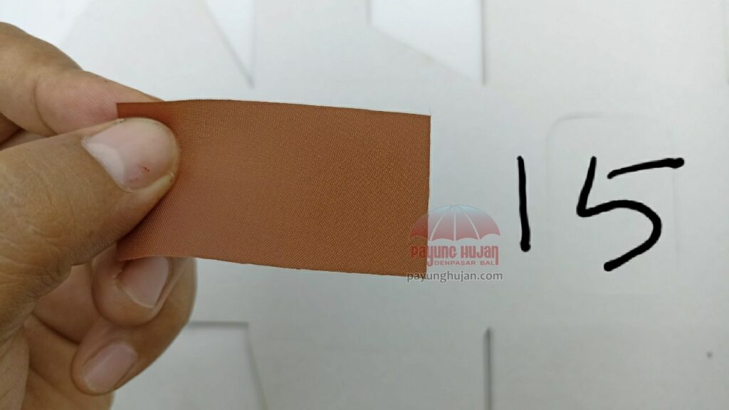 Pilihan Warna Kain Payung 19 nomor warna kain paung 15