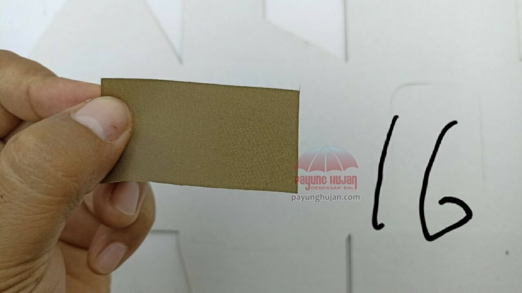 Pilihan Warna Kain Payung 20 nomor warna kain paung 16