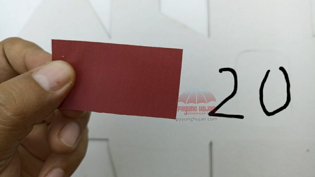 Pilihan Warna Kain Payung 23 nomor warna kain paung 20