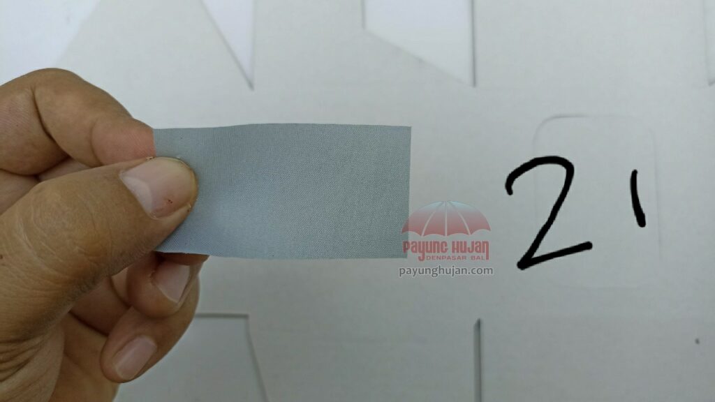 Pilihan Warna Kain Payung 24 nomor warna kain paung 21