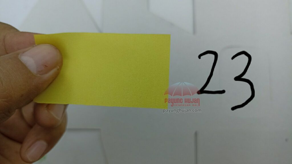 Pilihan Warna Kain Payung 25 nomor warna kain paung 23