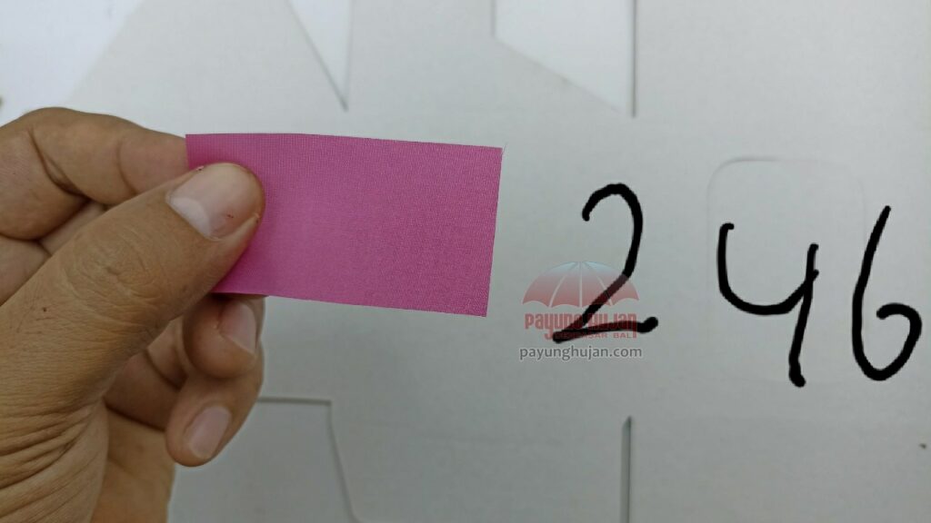 Pilihan Warna Kain Payung 32 nomor warna kain paung 246