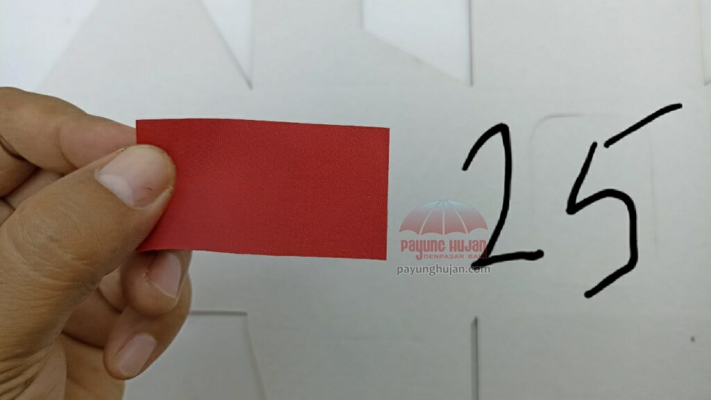 Pilihan Warna Kain Payung 26 nomor warna kain paung 25