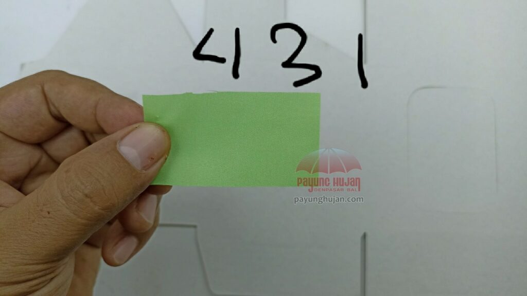 Pilihan Warna Kain Payung 36 nomor warna kain paung 431