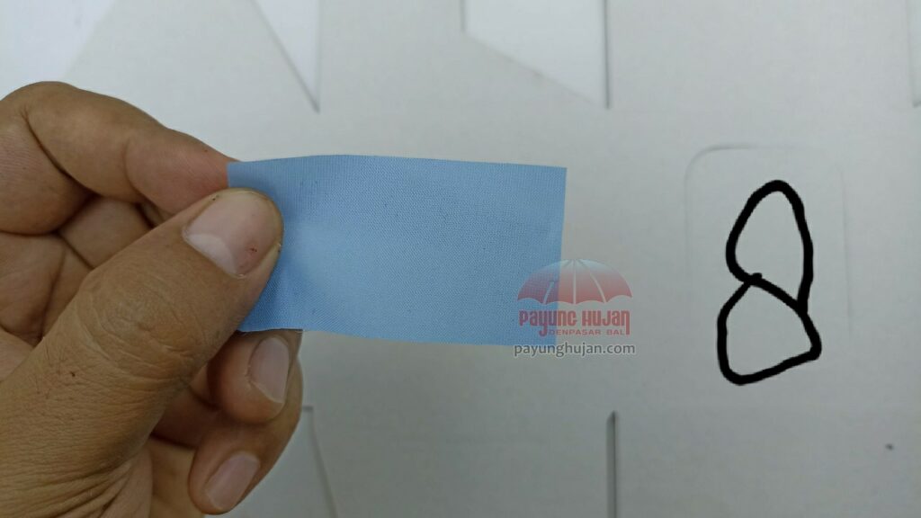 Pilihan Warna Kain Payung 16 nomor warna kain paung 8