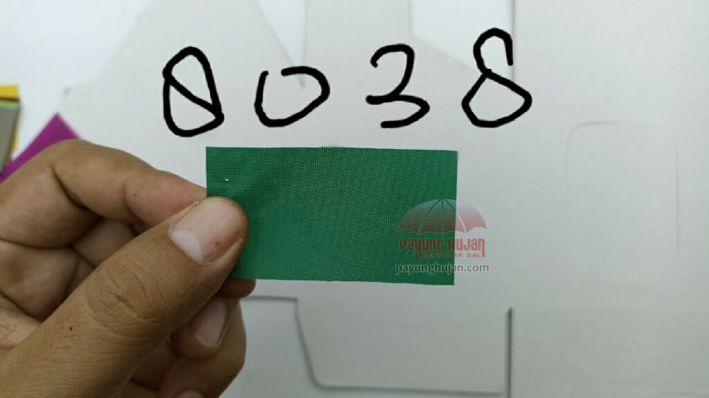 Pilihan Warna Kain Payung 40 nomor warna kain paung 8038